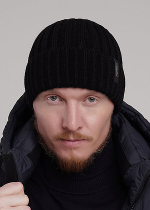 CLEVER Шапка 556168 454531ап флис чёрный