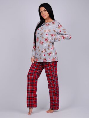 Malina Пижама 556536 3120 серый/красный