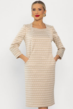 LT Collection Платье 556540 П13744-19М Бежевый