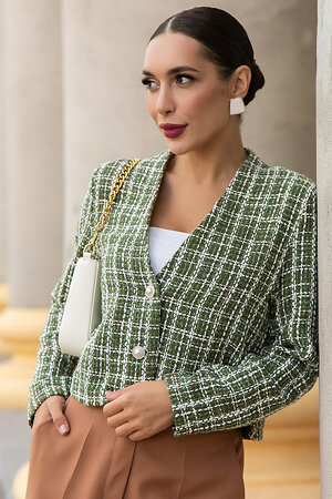 LT Collection Жакет 556554 Б14153-7М зеленый