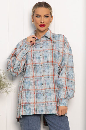 LT Collection Рубашка 556557 Б14195-5М Голубой