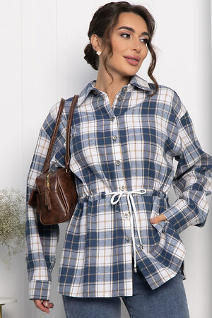 LT Collection Рубашка 556567 Б14272-4М Синий