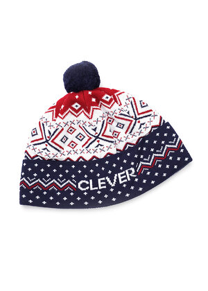 CLEVER Шапка 556647 LAH19-760/2 вяз т.синий