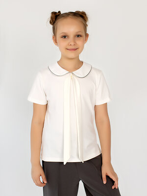 Fleurtex Блузка 556765 дк340 Молочный
