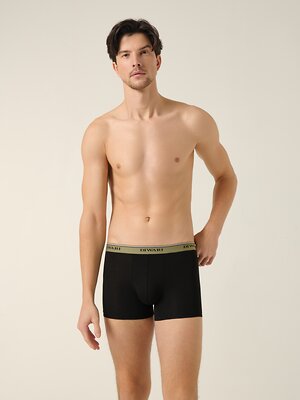 DiWaRi Трусы 556962 PREMIUM MSH 1568 (бандероль) black-khaki strip