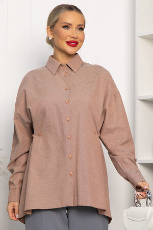 LT Collection Рубашка 557292 Б14191-5М бежевый