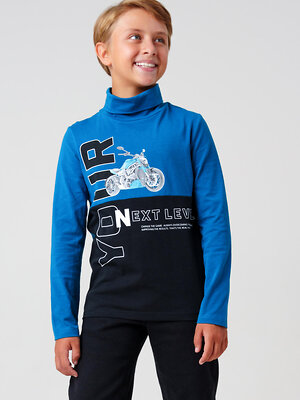 PLAYTODAY Водолазка 557519 32511441 тёмно-синий,черный