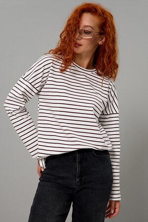 Lika Dress Лонгслив 557977 10558 Коричневый