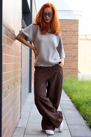 Lika Dress Брюки 557981 10551 Коричневый