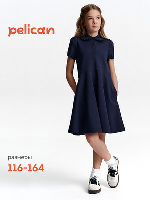 PELICAN Платье 558240 GFDT7211 Темно-синий