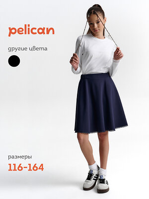 PELICAN Юбка 558263 GFS7208 Темно-синий