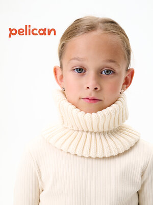 PELICAN Шарф 558276 UKFX3385 Молочный
