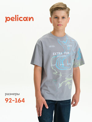 PELICAN Футболка 558283 BFT3377/2 Серый