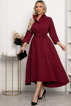 LT Collection Платье 558455 П14299-16М бордовый