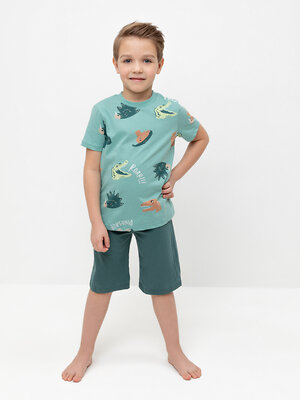 CROCKID Пижама 559532 К 1614 динозавры, зеленый