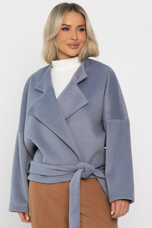 LT Collection Пальто 560079 Б14338-7М голубой