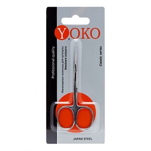 YOKO Ножницы для кутикулы / SN 017, изогнутые, ручная заточка, 102 мм 560538 18129 
