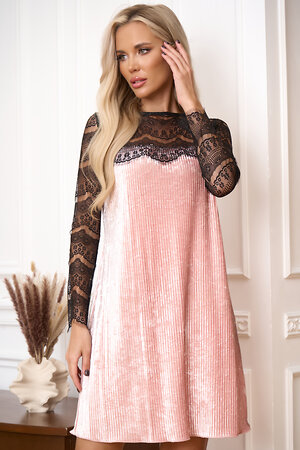 Open-style Платье 561177 7045 розово-черное