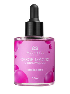 MANITA Масло для кутикулы сухое укрепляющее с шиммером / Bubble Gum, 50 мл 561343 28025 