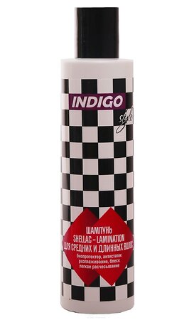 Indigo Style Шампунь Shellac-Lamination для средних и длинных волос, 200 мл 561374 788 