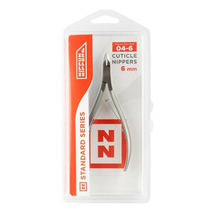 Nippon Nippers Кусачки маникюрные для кутикулы / Standard NN_NS-04-6, двойная пружина, ручная заточка, 6 мм 561838 23824 