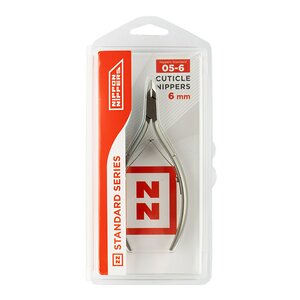 Nippon Nippers Кусачки маникюрные для кутикулы / Standard NN_NS-05-6, двойная пружина, ручная заточка, 6 мм 562923 23828 