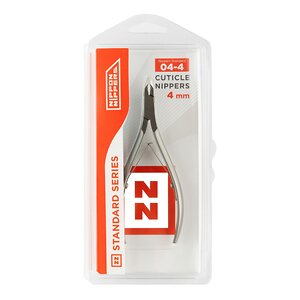 Nippon Nippers Кусачки маникюрные для кутикулы / Standard NN_NS-04-4, двойная пружина, ручная заточка, 4 мм 562924 23823 