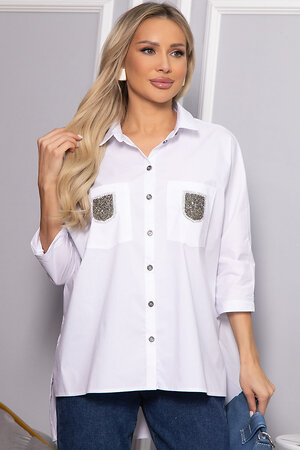 LT Collection Рубашка 563390 Б14483-10М белый