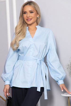 LT Collection Блуза 563392 Б14462-16М голубой