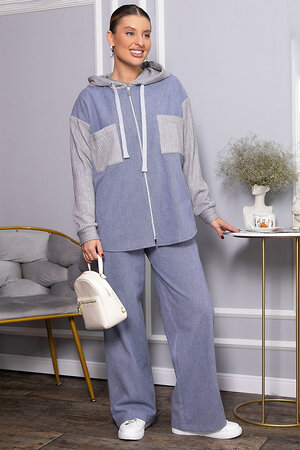 LT Collection Костюм 563494 К14501-50М темно-голубой