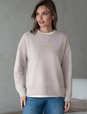 VILATTE Джемпер 563535 D49.132 св.кофейный меланж_athleisure mood
