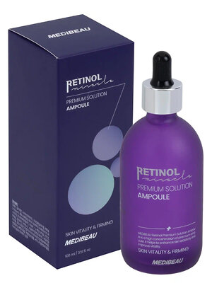 MEDIBEAU Увлажняющая ампульная сыворотка для лица с ретинолом / Retinol Premium Solution Ampoule Skin Vitality & Firming, 100 мл 563721 28047 