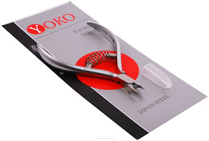 YOKO Кусачки маникюрные для кутикулы / Professional Quality SK 015/5, спиральная пружина, ручная заточка, 5,5 мм 563724 3128 