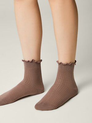 CONTE-KIDS Носки 564146 TIP-TOP (без резинки) 25С-30СП кофейный
