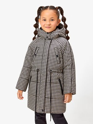 Acoola Пальто 564311 20220670018 бежевая клетка