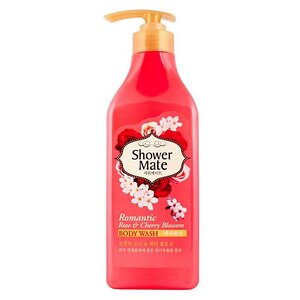 KeraSys Гель для душа роза и вишневый цвет / Shower Mate Romantic Rose & Cherry Blossom, 550 мл 564320 10243 