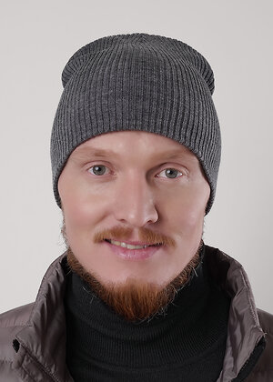 ЭЙС Шапка 564694 454412ак меланж серый
