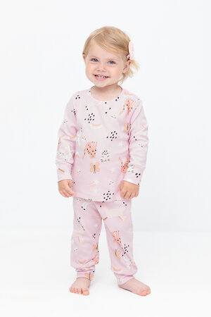 CROCKID Пижама 564980 К 1552 холодно-розовый, детские мечты