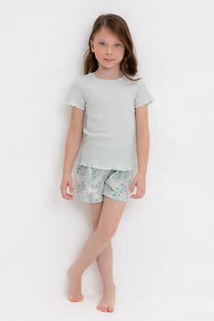 CROCKID Пижама 564990 К 1596 серое небо, лесная тайна