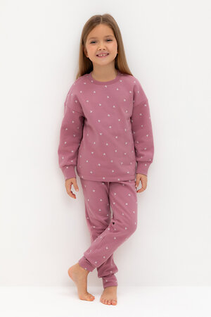 CROCKID Пижама 565023 К 1581 пепельная роза, мини листики