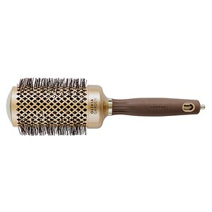Olivia Garden Термобрашинг для укладки волос / Expert Blowout Shine Wavy Bristles Gold & Brown, 55 мм, коричневый 565091 24350 