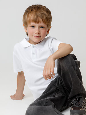 CROCKID Поло 565190 МП 302108 белый