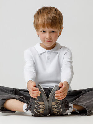 CROCKID Поло 565191 МП 302109 белый