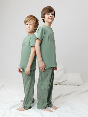 CROCKID Пижама 565395 К 1599 зеленый