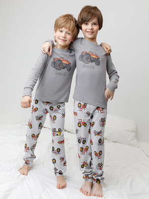 CROCKID Пижама 565400 К 1541 серый