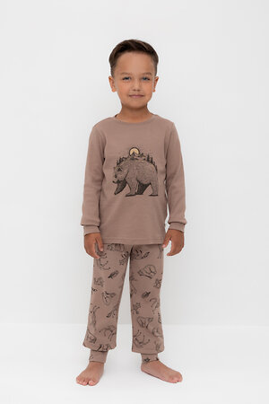 CROCKID Пижама 565403 К 1541 коричневый