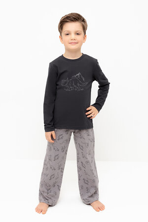 CROCKID Пижама 565461 К 1600 темно-серый