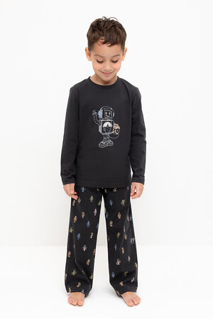 CROCKID Пижама 565470 К 1600 темно-серый