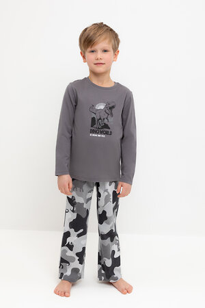 CROCKID Пижама 565565 К 1600 темно-серый