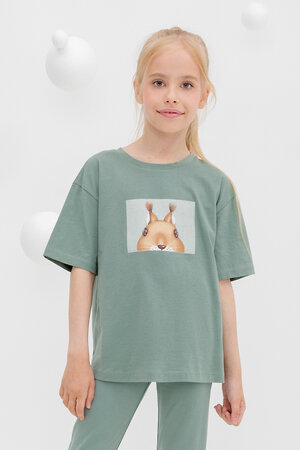 CROCKID Футболка 565586 КР 302168-1 зеленый